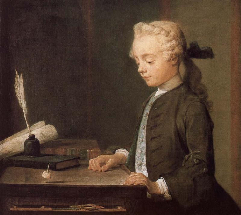 Jean Baptiste Simeon Chardin PLAYING gyro juvenile